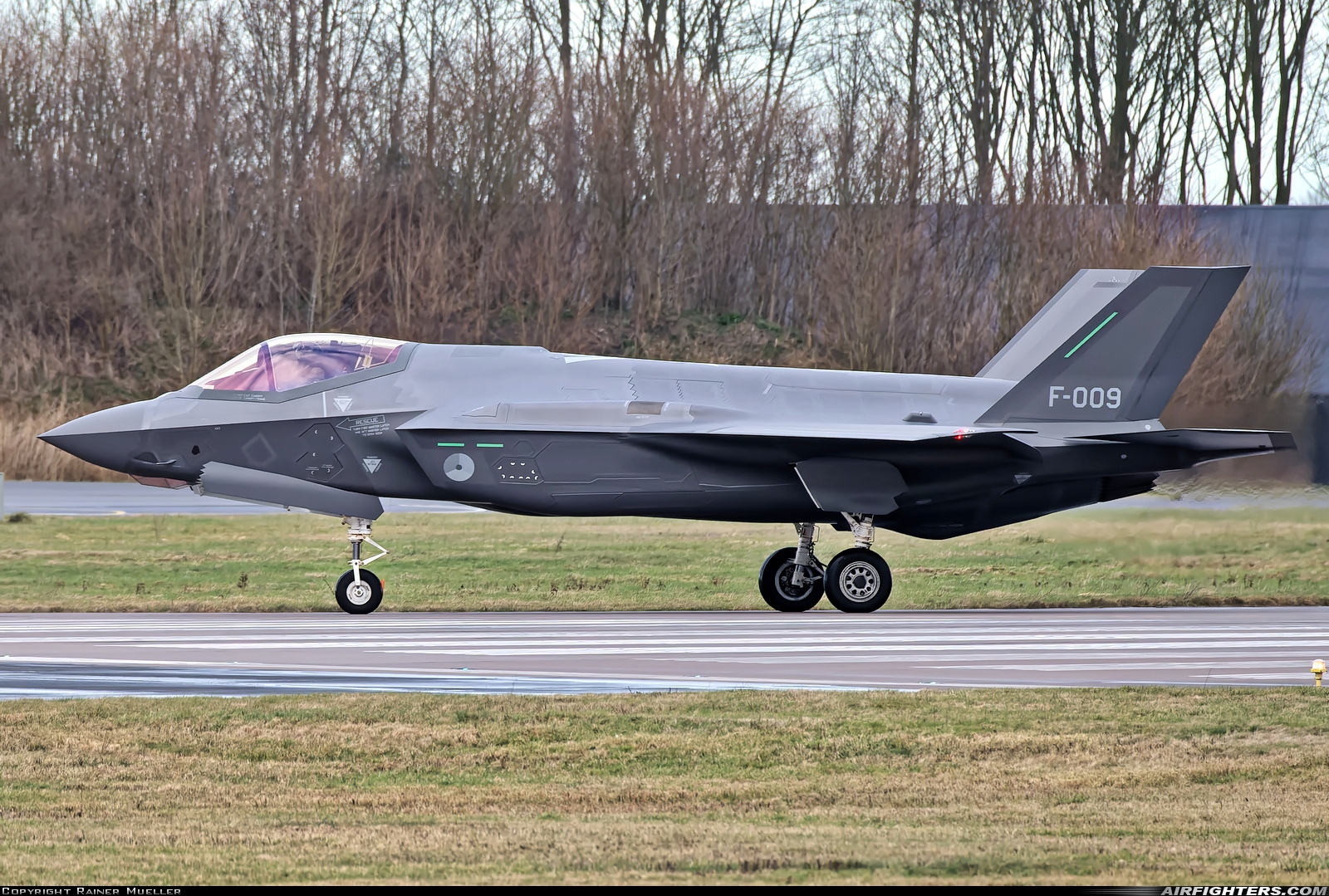 Netherlands - Air Force Lockheed Martin F-35A Lightning II F-009 at Leeuwarden (LWR / EHLW), Netherlands
