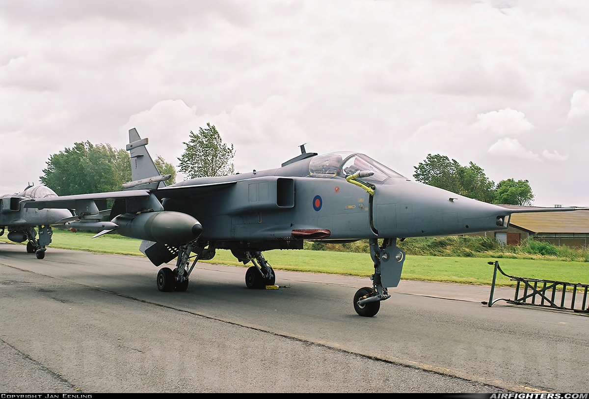 UK - Air Force Sepecat Jaguar GR3A XZ118 at Koksijde (EBFN), Belgium