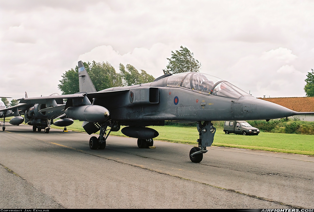 UK - Air Force Sepecat Jaguar T4 XX845 at Koksijde (EBFN), Belgium