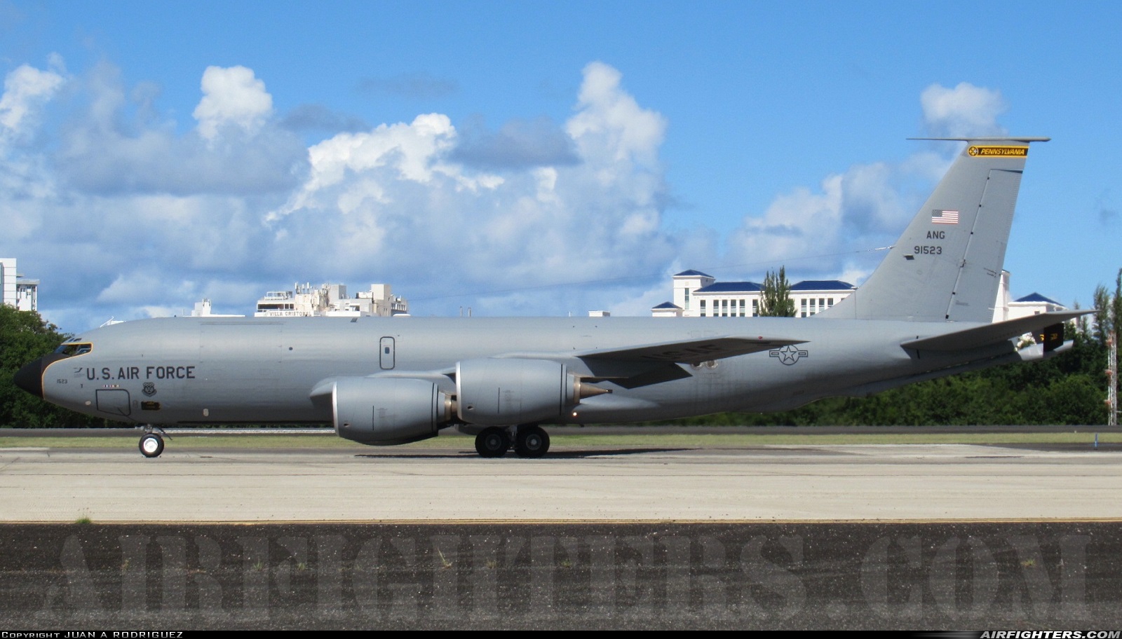 USA - Air Force Boeing KC-135T Stratotanker (717-148) 59-1523 at San Juan - Luis Munoz Marin Int. (SJU / TJSJ), Puerto Rico
