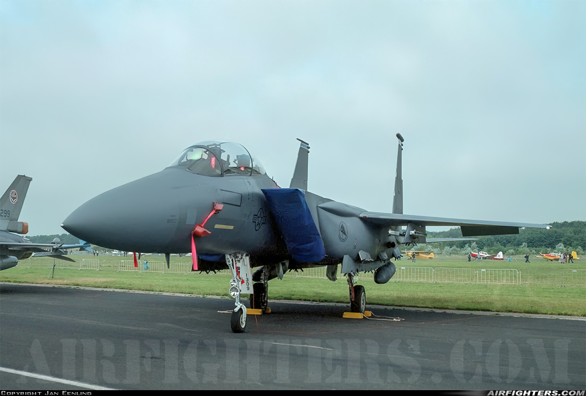 USA - Air Force McDonnell Douglas F-15E Strike Eagle 91-0309 at Breda - Gilze-Rijen (GLZ / EHGR), Netherlands
