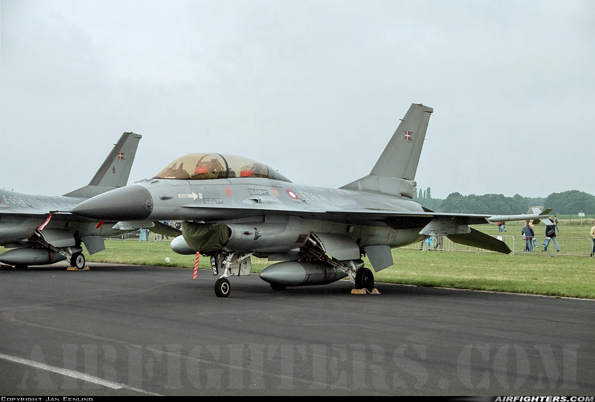 Denmark - Air Force General Dynamics F-16BM Fighting Falcon ET-614 at Breda - Gilze-Rijen (GLZ / EHGR), Netherlands