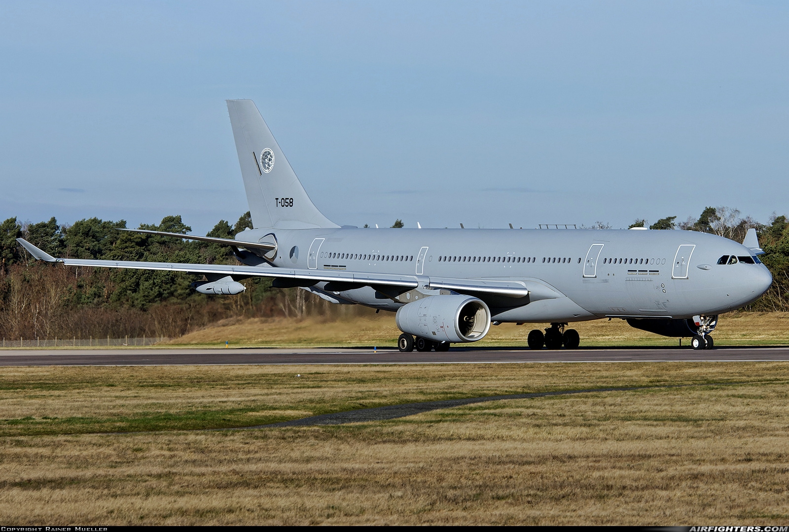 Netherlands - Air Force Airbus KC-30M (A330-243MRTT) T-058 at Wunstorf (ETNW), Germany