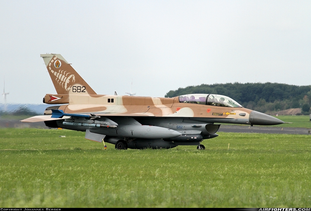 Israel - Air Force General Dynamics F-16D Fighting Falcon 682 at Norvenich (ETNN), Germany