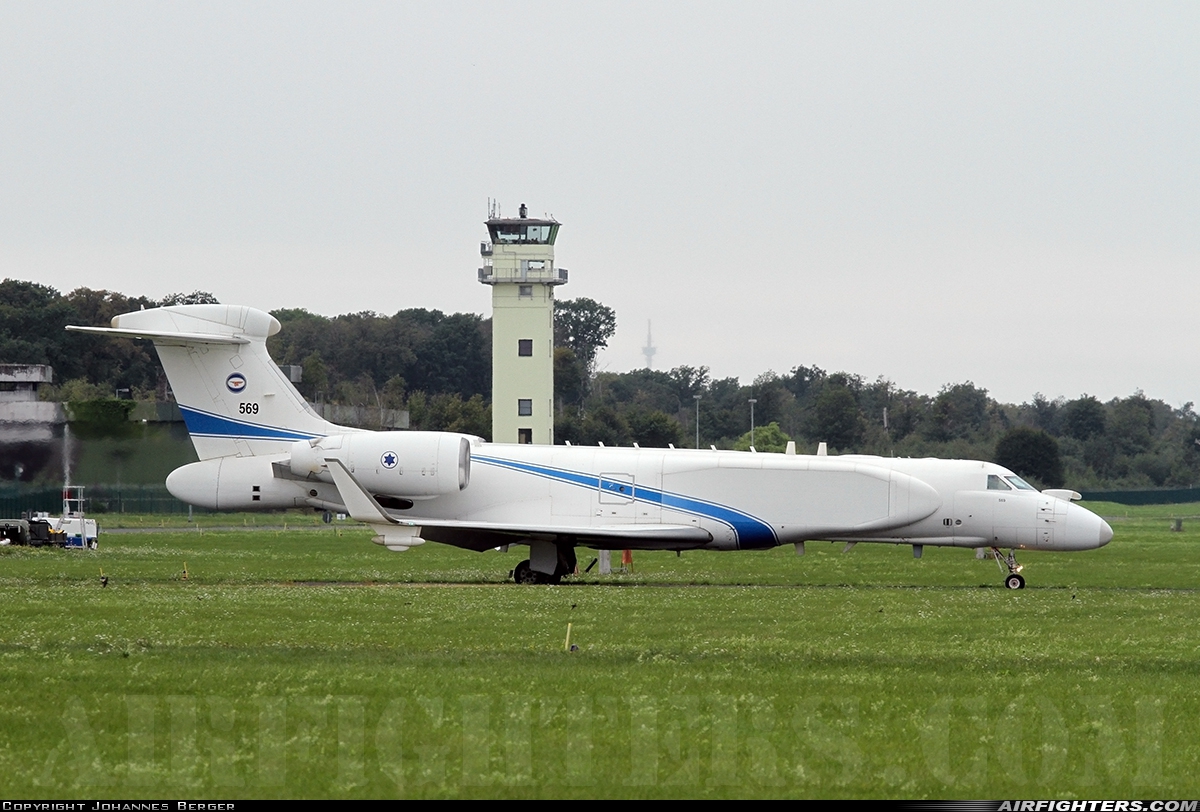 Israel - Air Force Gulfstream Aerospace G-550 Nachshson Aitam 569 at Norvenich (ETNN), Germany