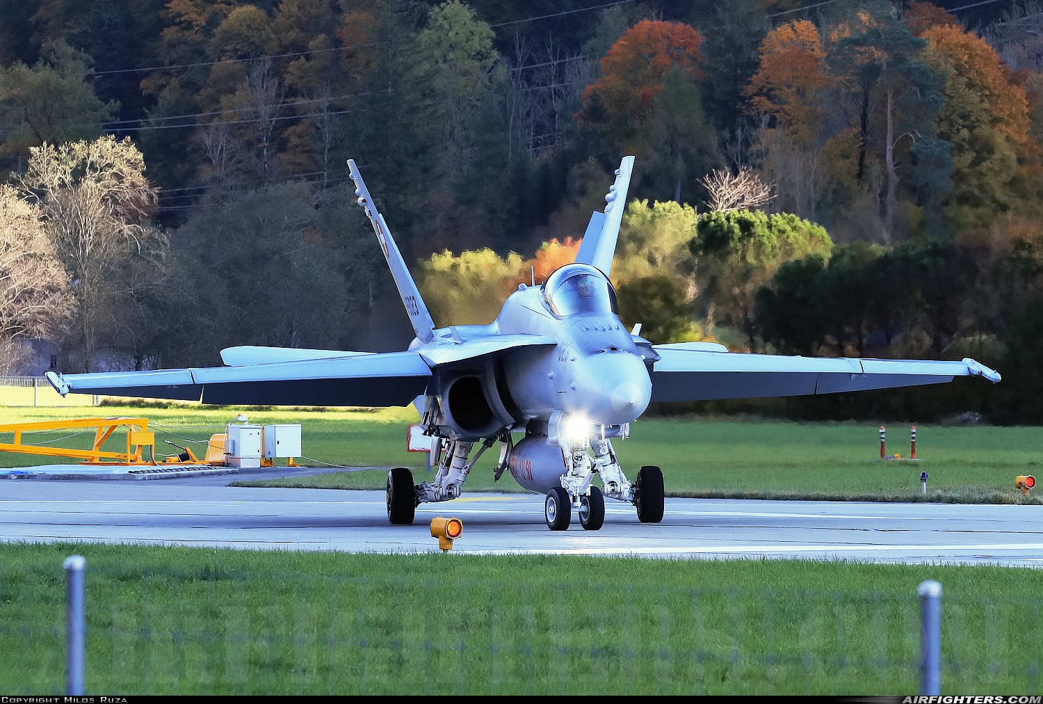 Switzerland - Air Force McDonnell Douglas F/A-18C Hornet J-5023 at Meiringen (LSMM), Switzerland