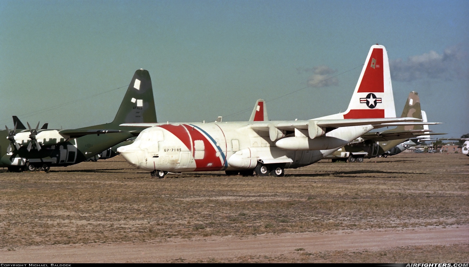 USA - Air Force Lockheed HC-130H Hercules (L-382) 67-7185 at Tucson - Davis-Monthan AFB (DMA / KDMA), USA