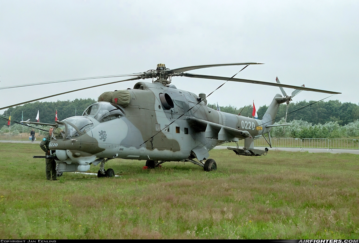 Czech Republic - Air Force Mil Mi-24D 0220 at Breda - Gilze-Rijen (GLZ / EHGR), Netherlands