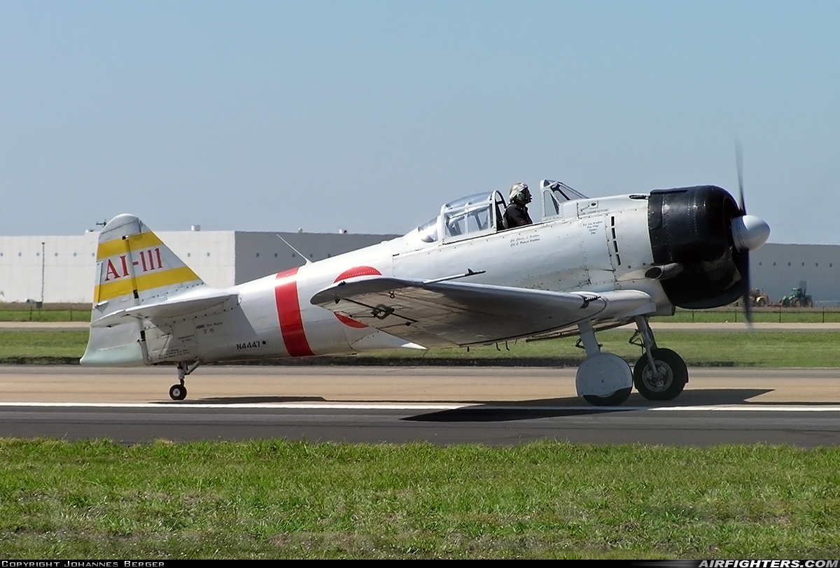 Private - American Airpower Heritage Flying Museum North American Harvard IV N4447 at Fort Worth - Alliance (AFW / KAFW), USA