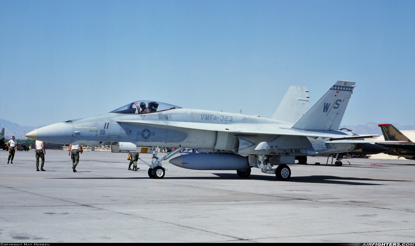 USA - Marines McDonnell Douglas F/A-18A Hornet 161730 at Las Vegas - Nellis AFB (LSV / KLSV), USA