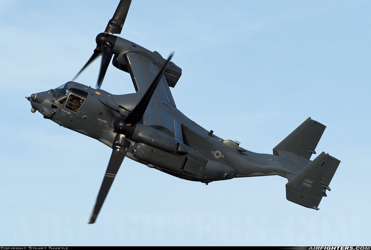 USA - Air Force Bell / Boeing CV-22B Osprey 11-0060 at Mildenhall (MHZ / GXH / EGUN), UK