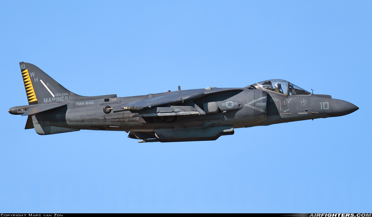 USA - Marines McDonnell Douglas AV-8B+ Harrier ll 165388 at Havelock - Cherry Point MCAS (NKT / KNKT), USA