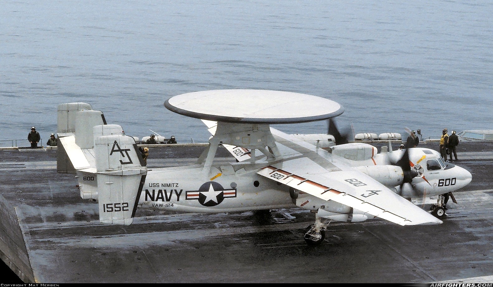 USA - Navy Grumman E-2C Hawkeye 161552 at Off-Airport - English Channel, International Airspace