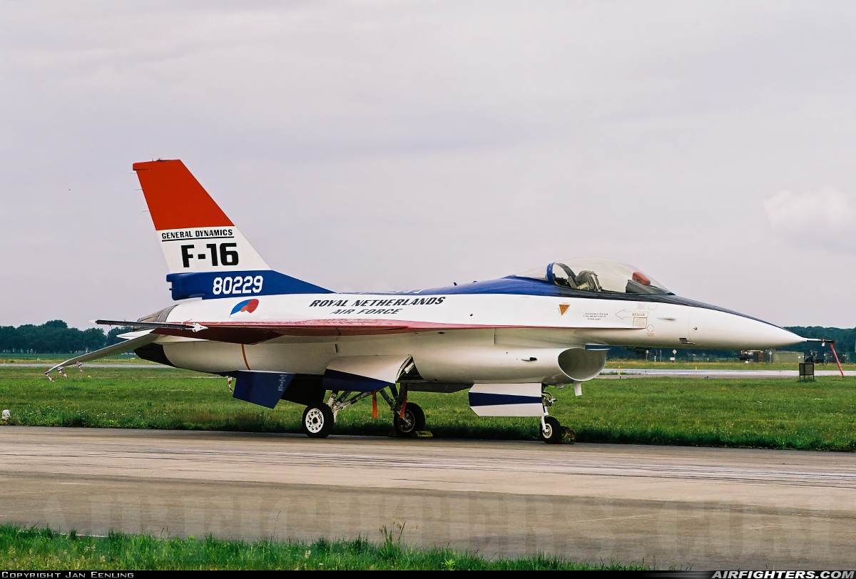 Netherlands - Air Force General Dynamics F-16A Fighting Falcon J-229 at Uden - Volkel (UDE / EHVK), Netherlands