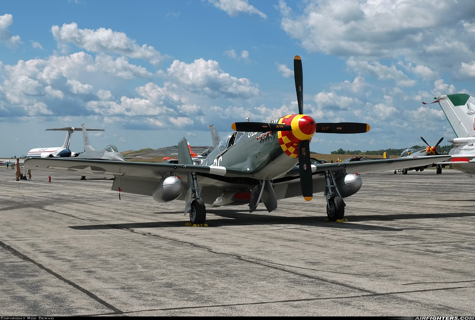 Private North American P-51B Mustang NL551E at Detroit - Willow Run (YIP / KYIP), USA