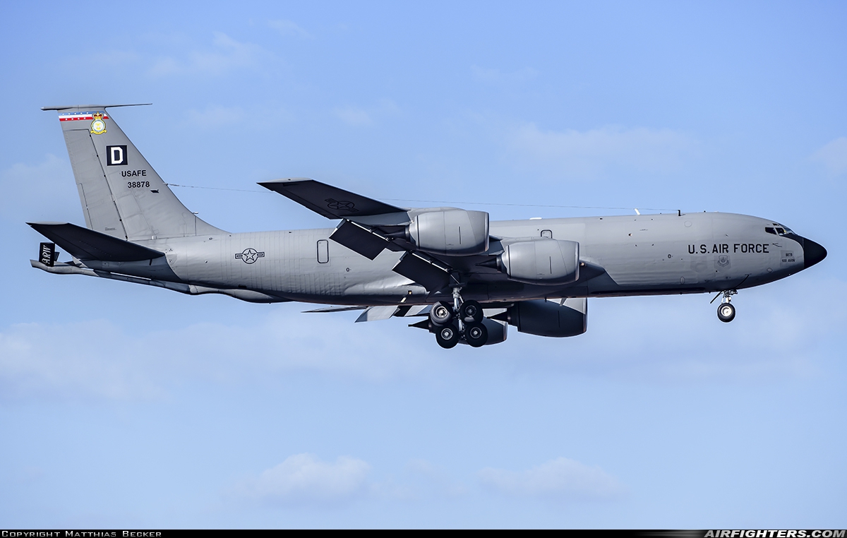 USA - Air Force Boeing KC-135R Stratotanker (717-100) 63-8878 at Ramstein (- Landstuhl) (RMS / ETAR), Germany