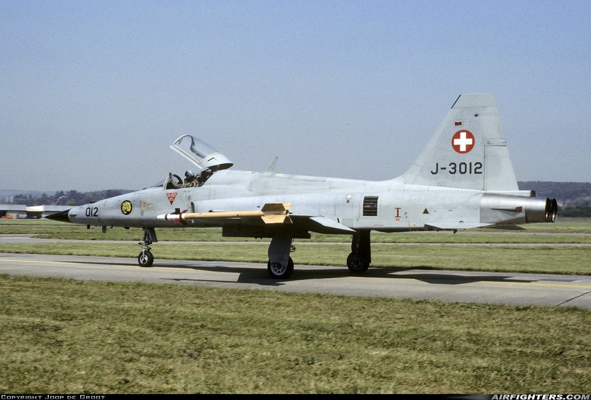 Switzerland - Air Force Northrop F-5E Tiger II J-3012 at Dubendorf (LSMD), Switzerland