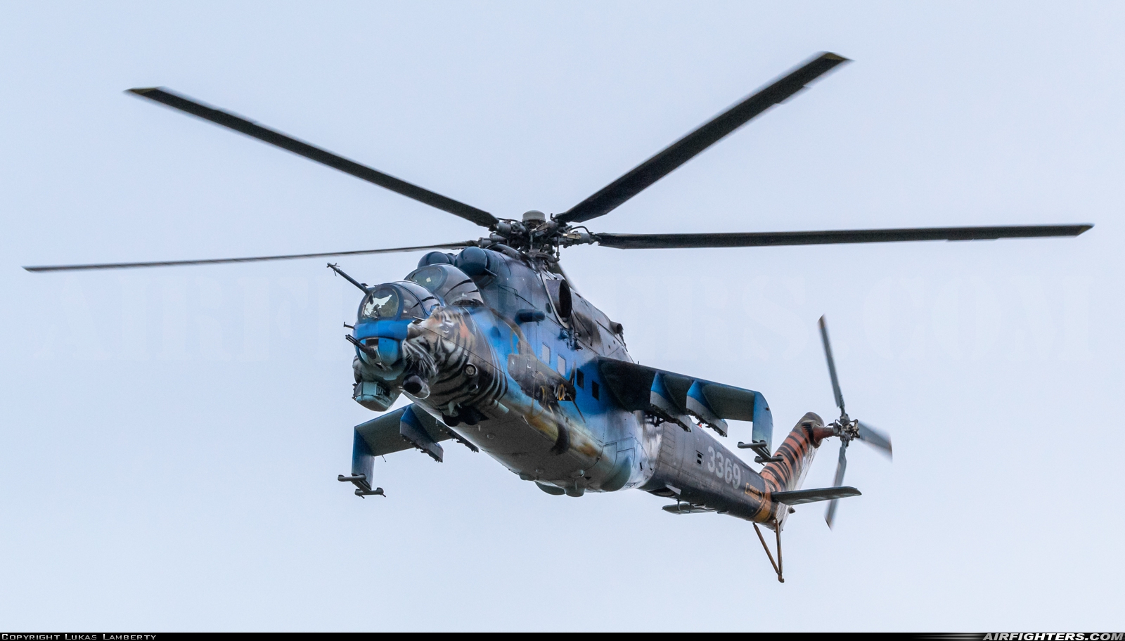 Czech Republic - Air Force Mil Mi-35 (Mi-24V) 3369 at Kleine Brogel (EBBL), Belgium
