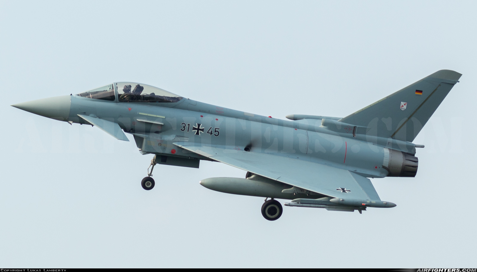 Germany - Air Force Eurofighter EF-2000 Typhoon S 31+45 at Norvenich (ETNN), Germany