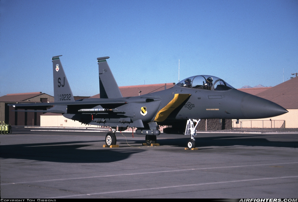 USA - Air Force McDonnell Douglas F-15E Strike Eagle 90-0232 at Las Vegas - Nellis AFB (LSV / KLSV), USA