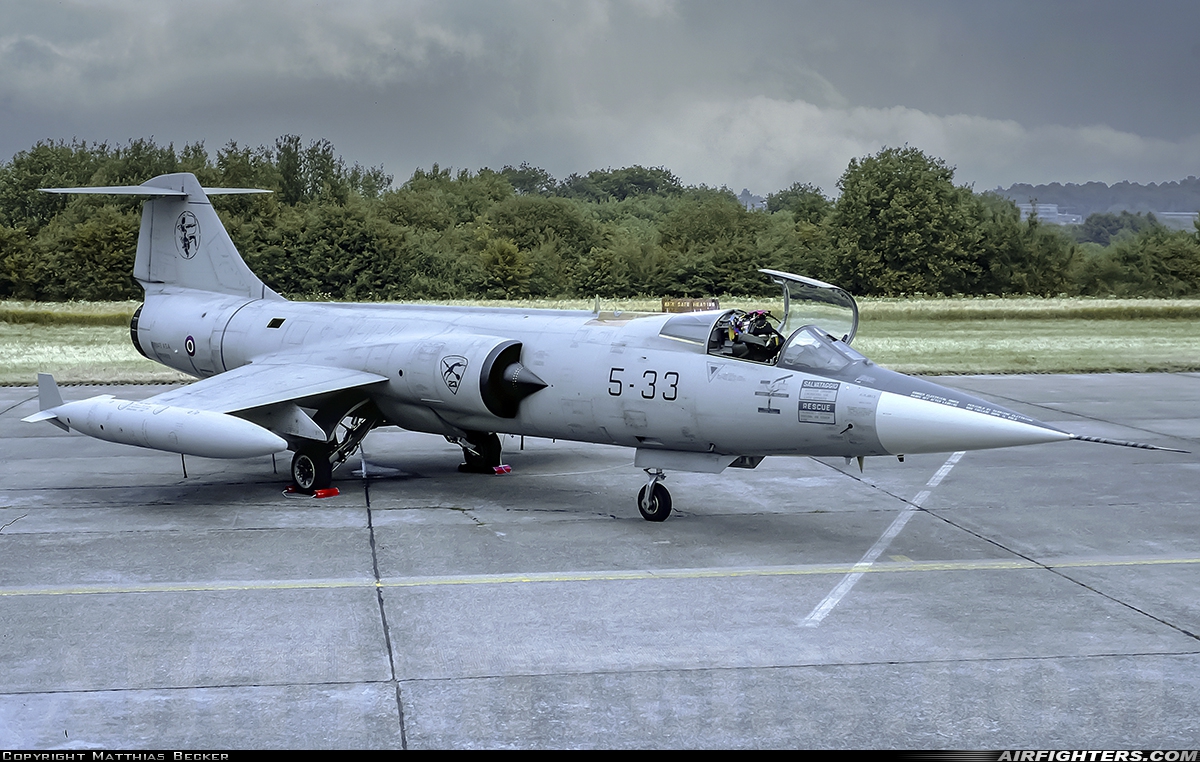 Italy - Air Force Lockheed F-104S-ASA Starfighter MM6812 at Florennes (EBFS), Belgium