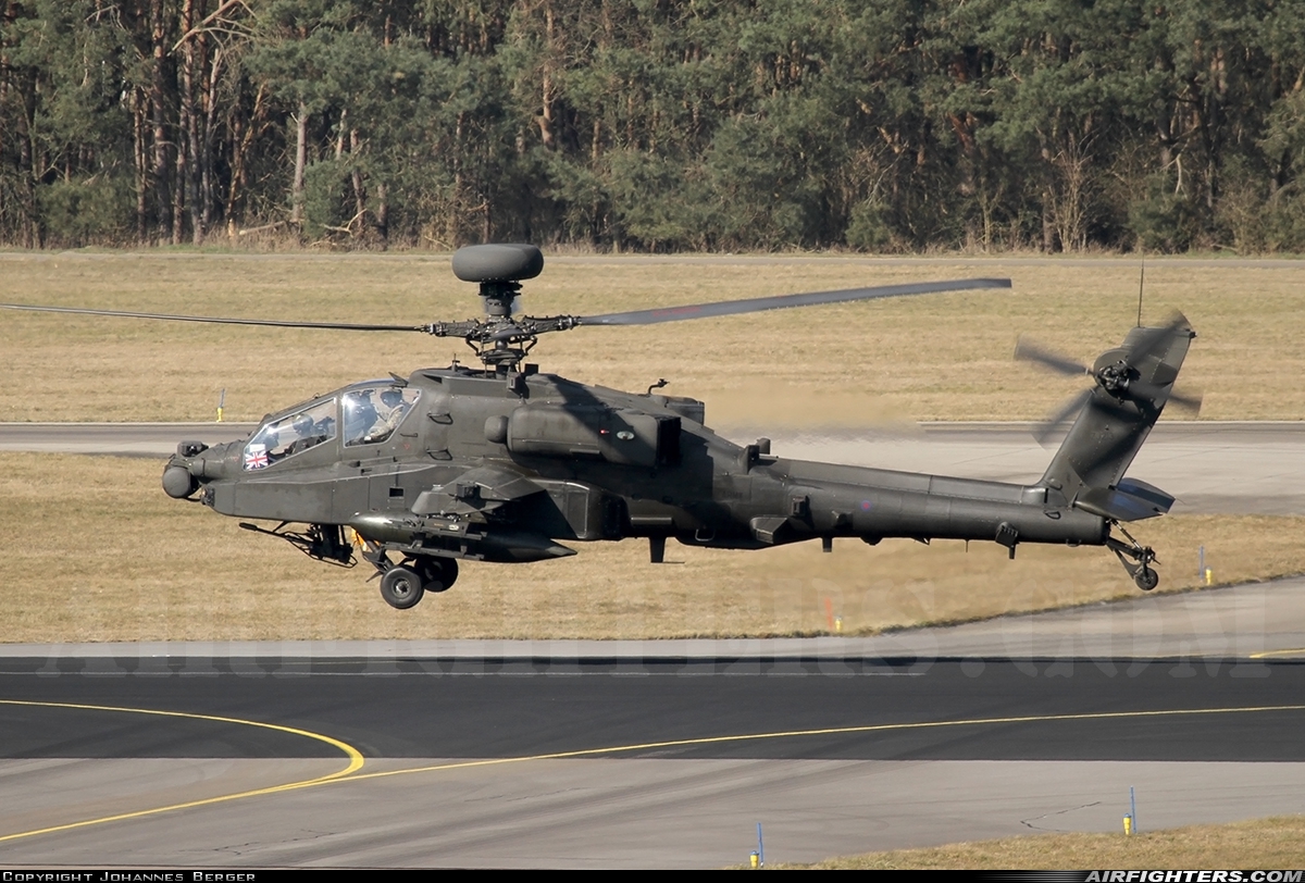 UK - Army Westland Apache AH1 (WAH-64D) ZJ213 at Eindhoven (- Welschap) (EIN / EHEH), Netherlands