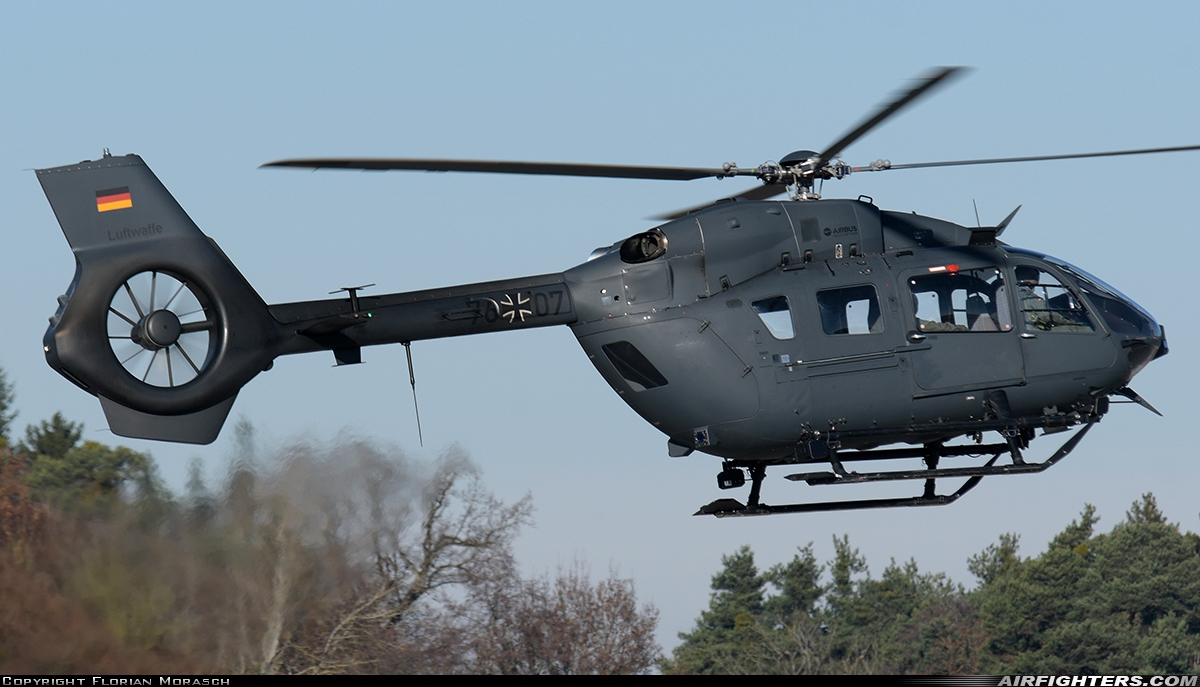 Germany - Air Force Eurocopter EC-645T2 76+07 at Ingolstadt - Manching (ETSI), Germany