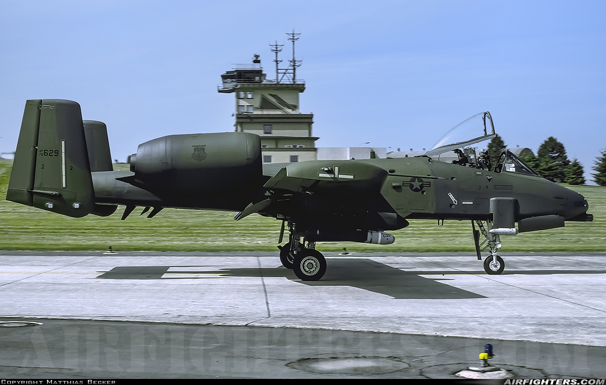 USA - Air Force Fairchild A-10A Thunderbolt II 78-0629 at Spangdahlem (SPM / ETAD), Germany