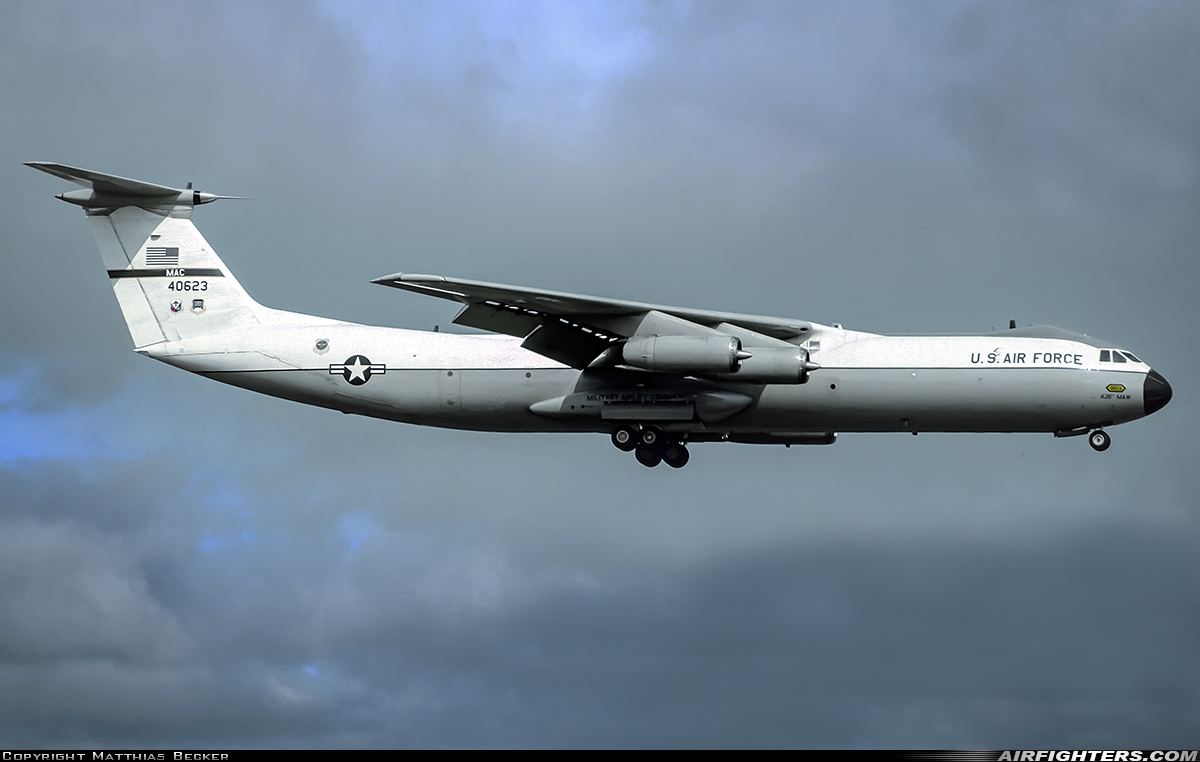 USA - Air Force Lockheed C-141B Starlifter (L-300) 64-0623 at Ramstein (- Landstuhl) (RMS / ETAR), Germany