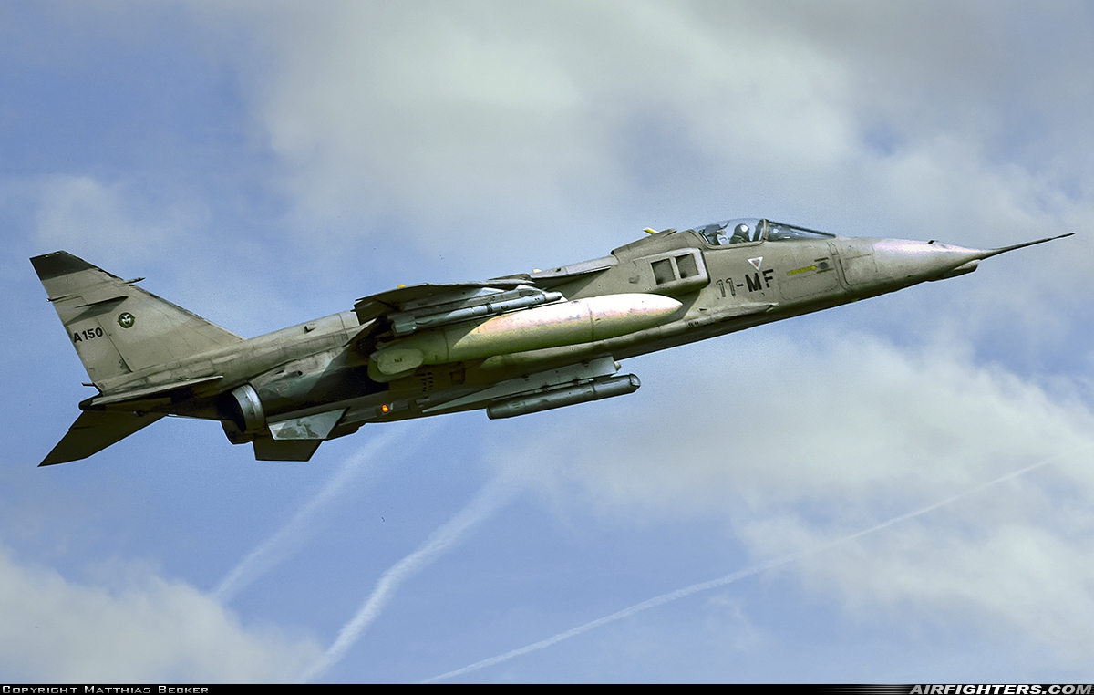 France - Air Force Sepecat Jaguar A A150 at Ramstein (- Landstuhl) (RMS / ETAR), Germany