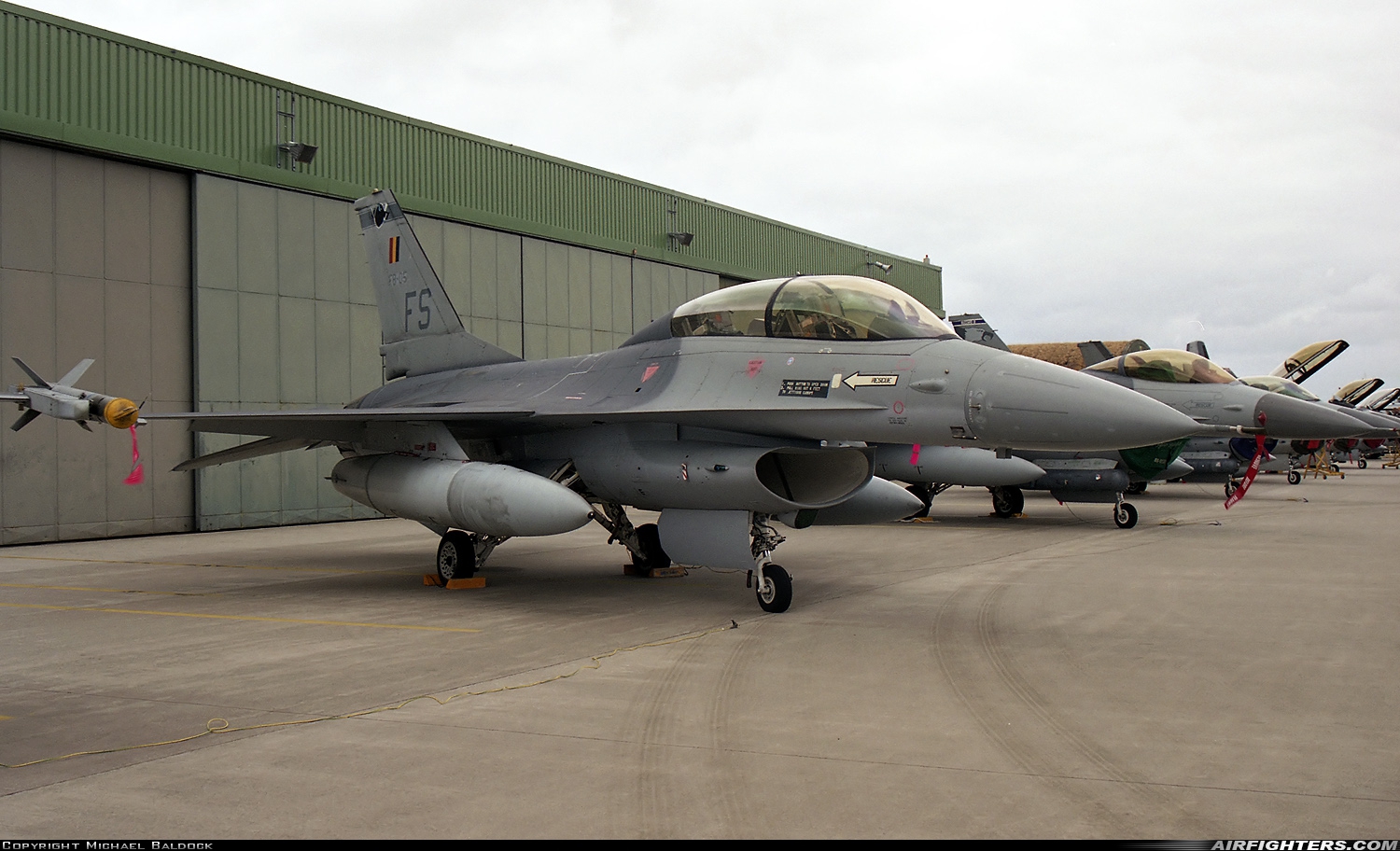 Belgium - Air Force General Dynamics F-16B Fighting Falcon FB-05 at Eggebek (ETME), Germany