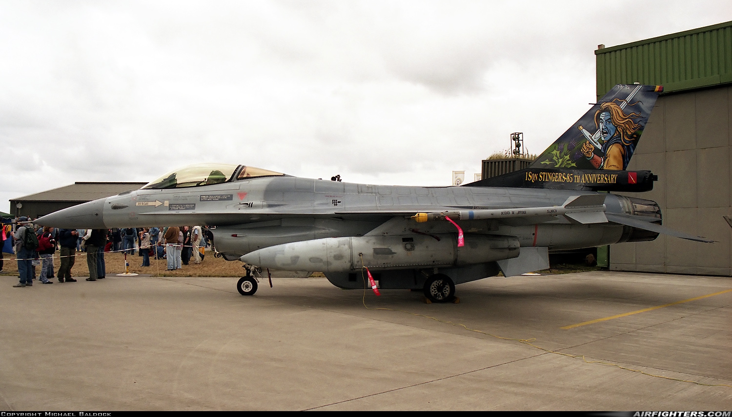 Belgium - Air Force General Dynamics F-16AM Fighting Falcon FA-112 at Eggebek (ETME), Germany