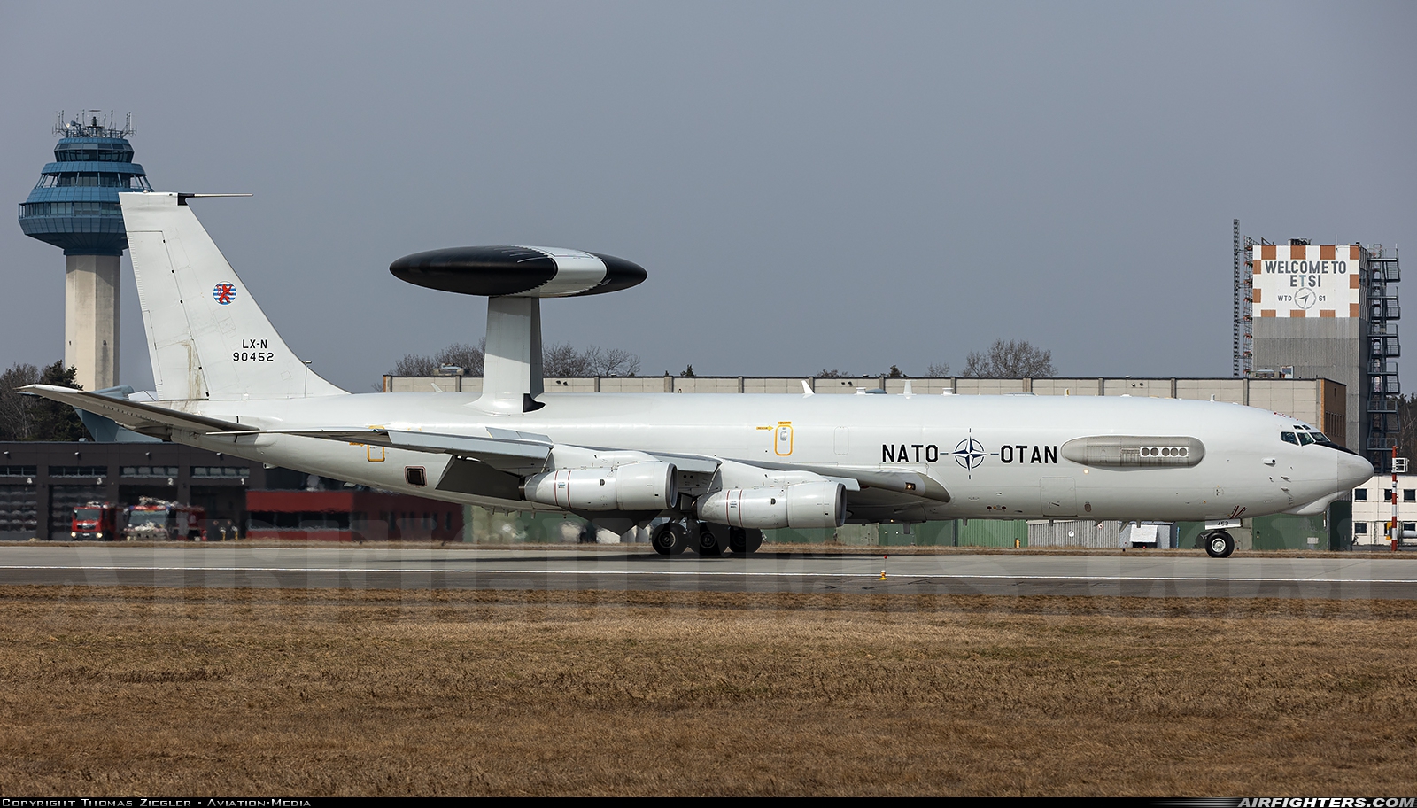 Luxembourg - NATO Boeing E-3A Sentry (707-300) LX-N90452 at Ingolstadt - Manching (ETSI), Germany