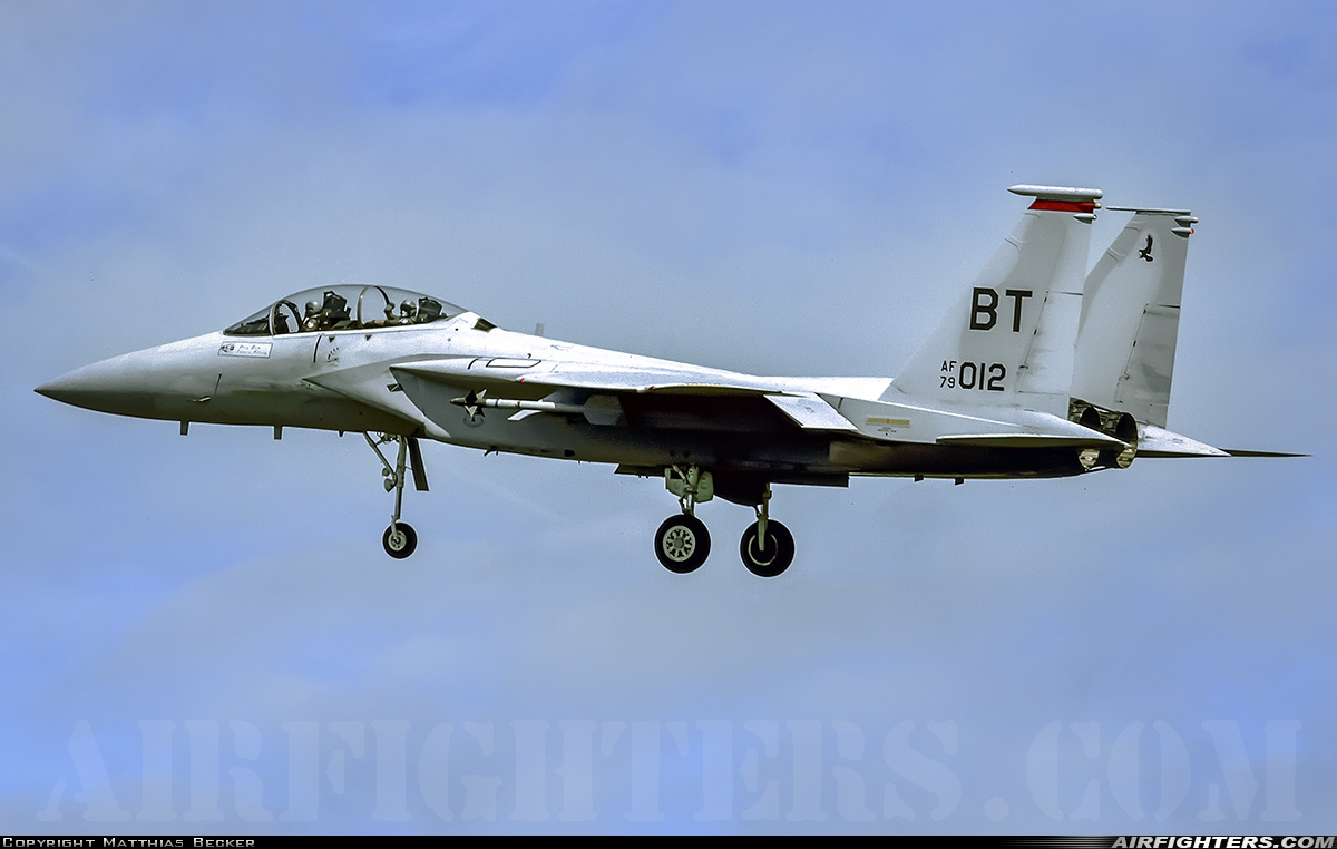 USA - Air Force McDonnell Douglas F-15D Eagle 79-0012 at Ramstein (- Landstuhl) (RMS / ETAR), Germany