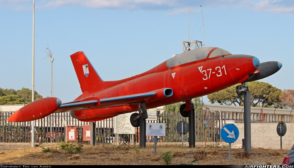 Italy - Air Force Aermacchi MB-326E MM54245 at Off-Airport - Catania, Italy