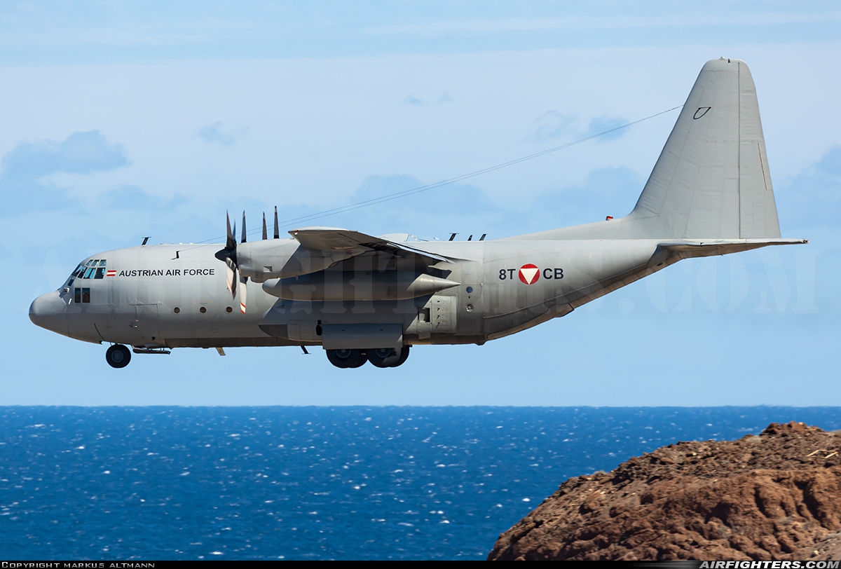 Austria - Air Force Lockheed C-130K Hercules (L-382) 8T-CB at Gran Canaria (- Las Palmas / Gando) (LPA / GCLP), Spain