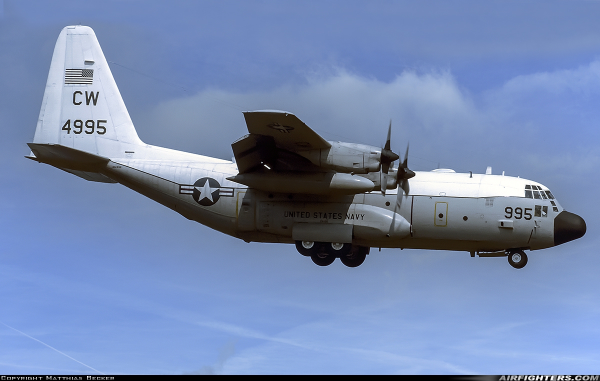 USA - Navy Lockheed C-130T Hercules (L-382) 164995 at Ramstein (- Landstuhl) (RMS / ETAR), Germany