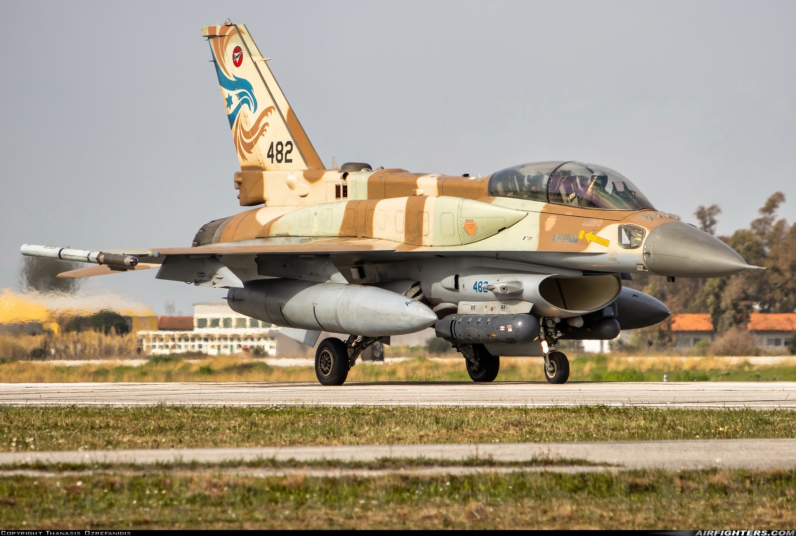 Israel - Air Force Lockheed Martin F-16I Sufa 482 at Andravida (Pyrgos -) (PYR / LGAD), Greece