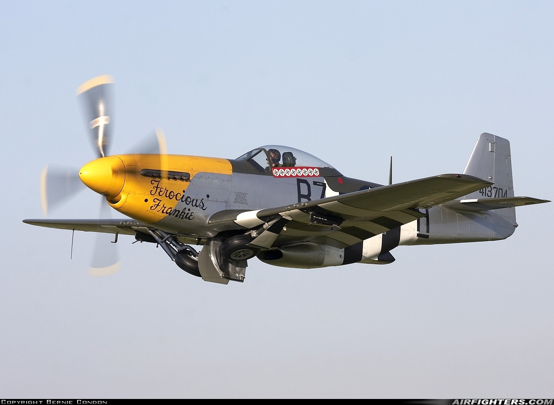 Private - Old Flying Machine Company North American P-51D Mustang G-BTCD at Chichester - Goodwood (EGHR), UK