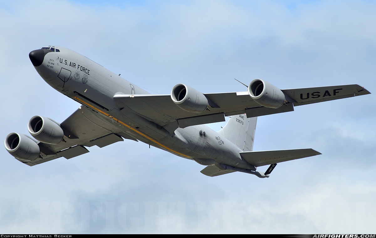 USA - Air Force Boeing KC-135R Stratotanker (717-148) 62-3573 at Ramstein (- Landstuhl) (RMS / ETAR), Germany