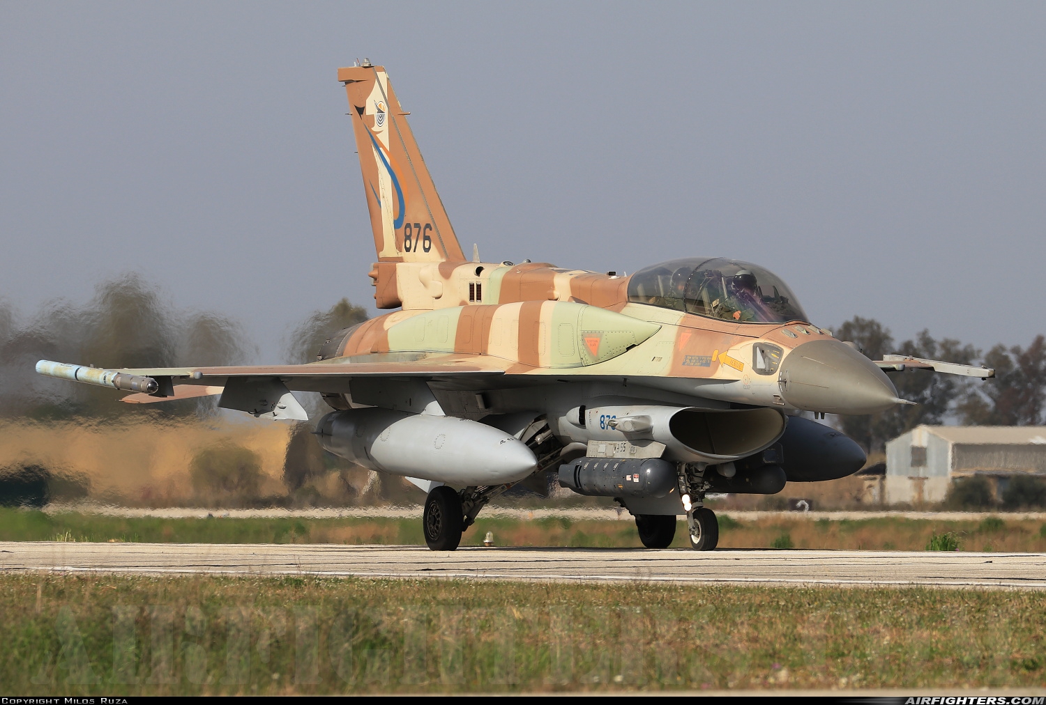 Israel - Air Force Lockheed Martin F-16I Sufa 876 at Andravida (Pyrgos -) (PYR / LGAD), Greece