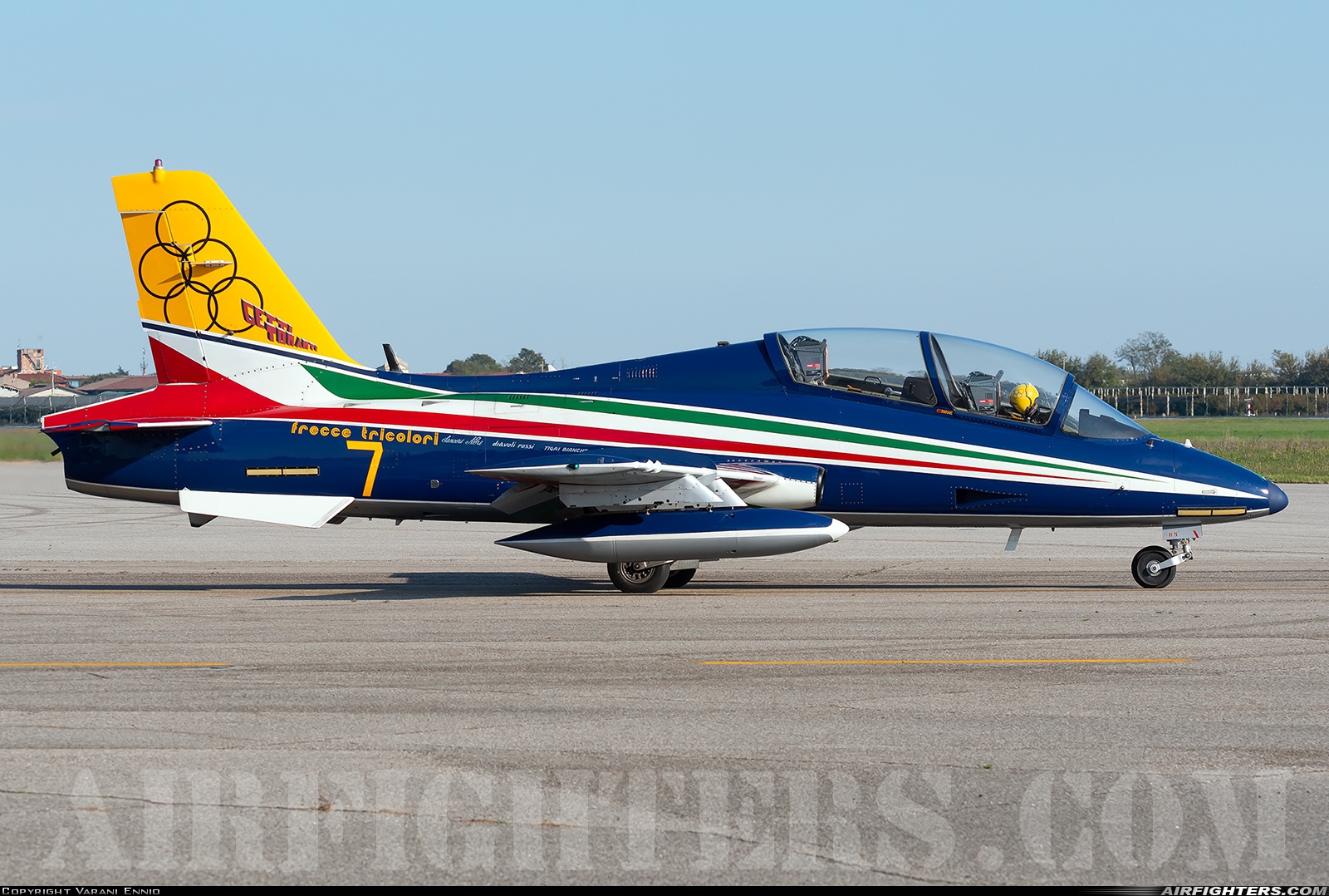 Italy - Air Force Aermacchi MB-339PAN MM54505 at Verona - Villafranca (Valerio Catullo) (VRN / LIPX), Italy