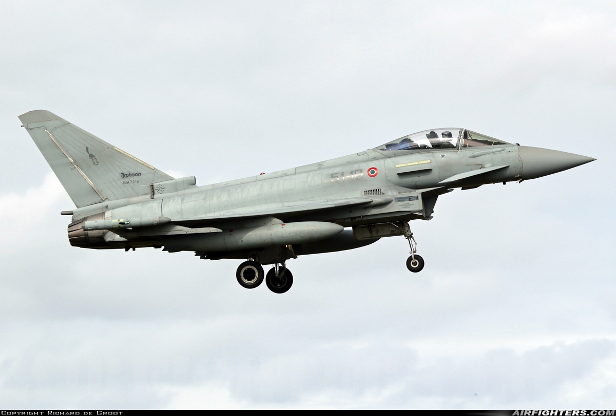 Italy - Air Force Eurofighter F-2000A Typhoon (EF-2000S) MM7318 at Leeuwarden (LWR / EHLW), Netherlands