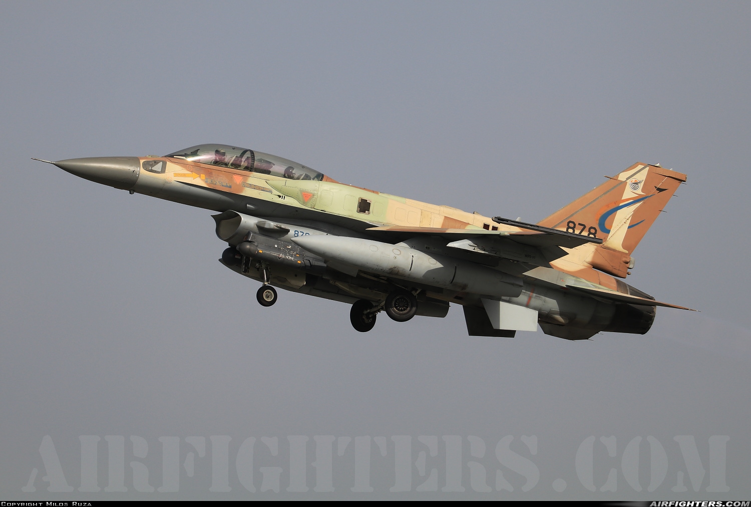 Israel - Air Force Lockheed Martin F-16I Sufa 878 at Andravida (Pyrgos -) (PYR / LGAD), Greece