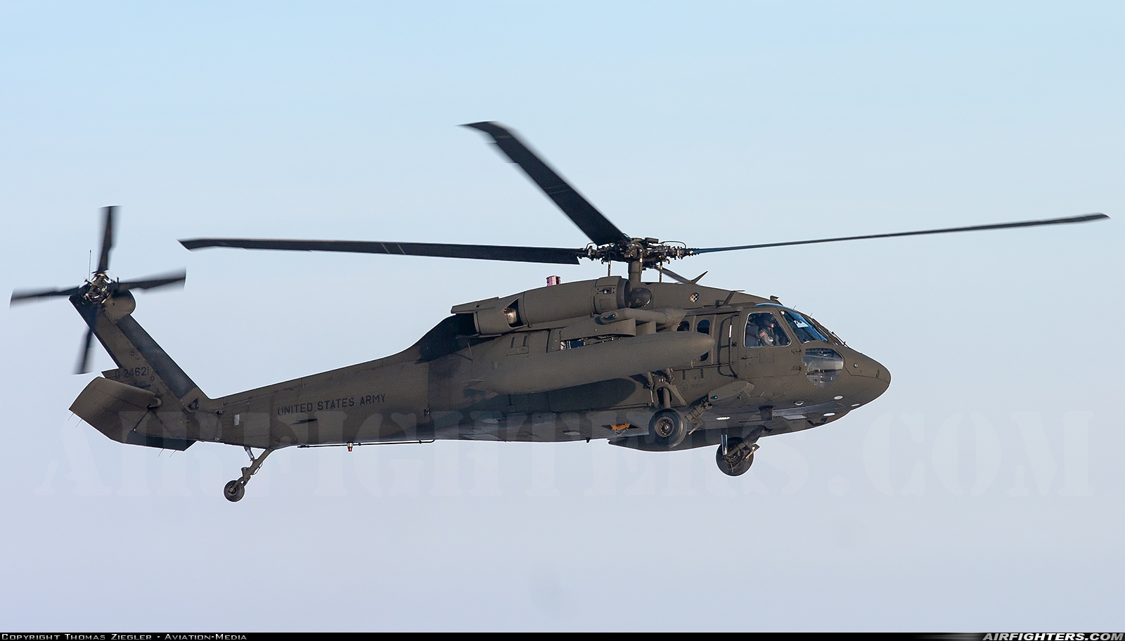USA - Army Sikorsky UH-60A Black Hawk (S-70A) 87-24621 at Munich (- Franz Josef Strauss) (MUC / EDDM), Germany