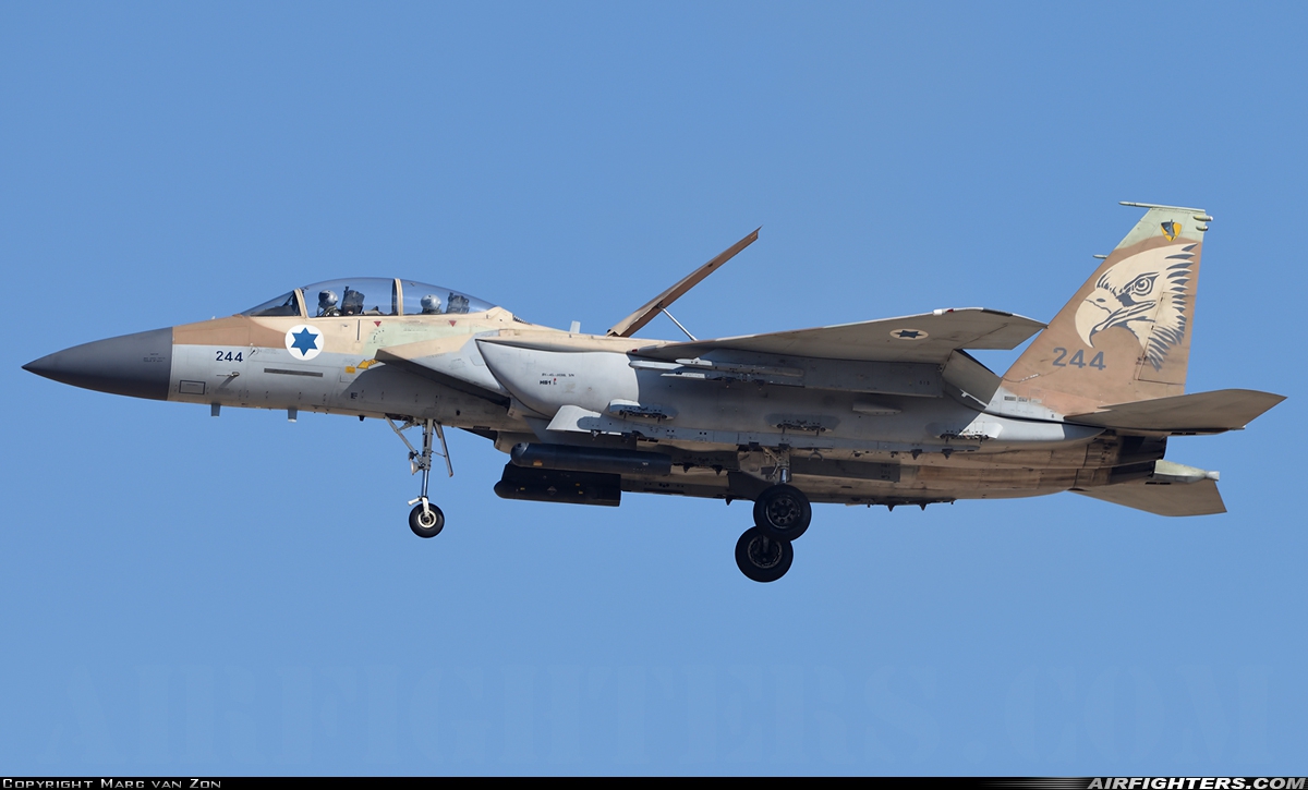 Israel - Air Force McDonnell Douglas F-15I Ra'am 244 at Beersheba - Hatzerim (LLHB), Israel