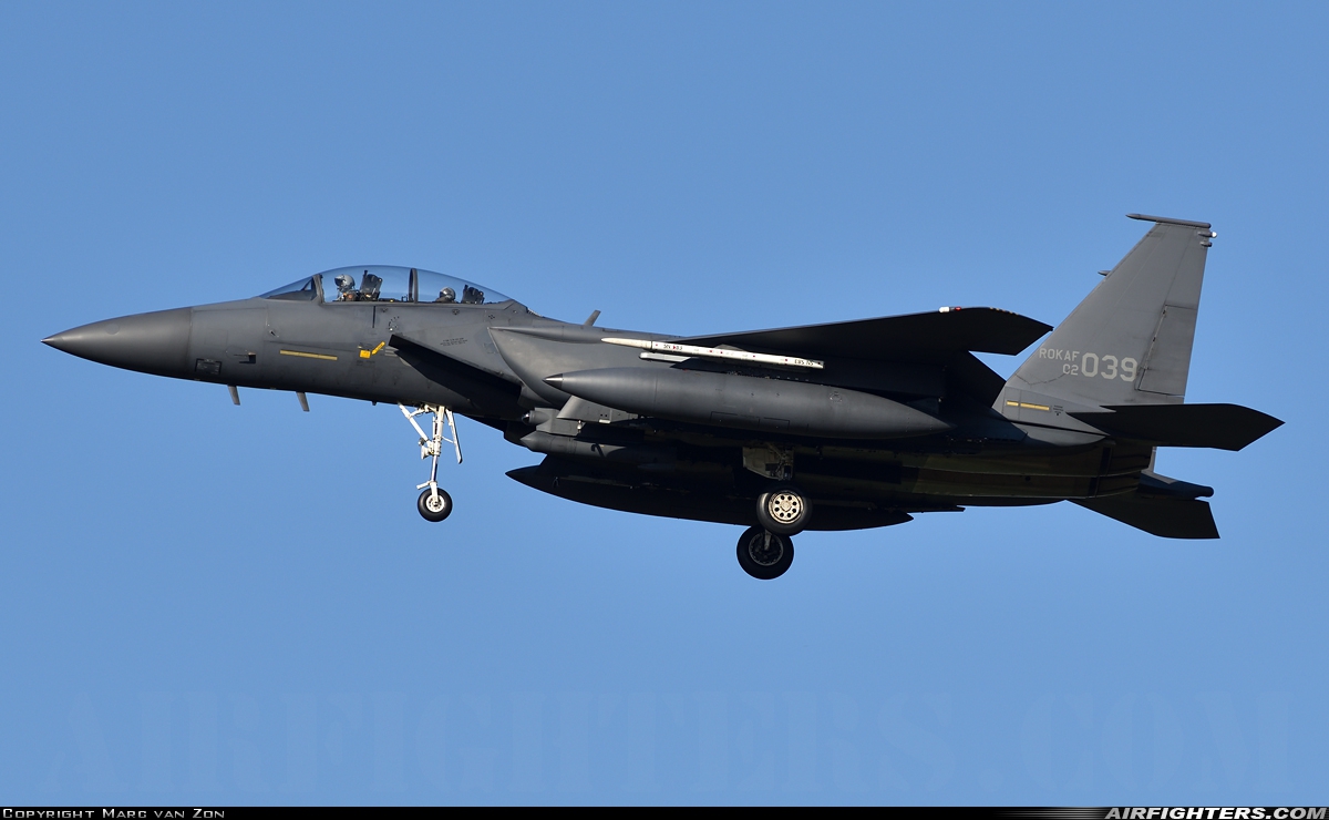 South Korea - Air Force Boeing F-15K Slam Eagle 02-039 at Teagu (TAE / RKTN), South Korea