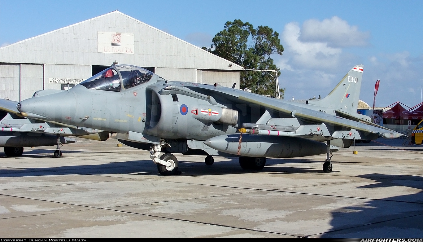 UK - Air Force British Aerospace Harrier GR.9 ZG501 at Luqa - Malta International (MLA / LMML), Malta