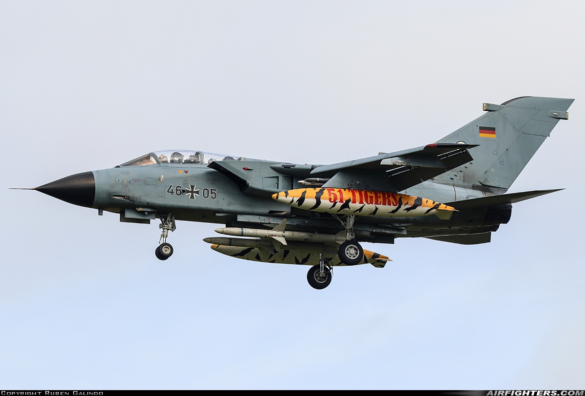 Germany - Air Force Panavia Tornado IDS(T) 46+05 at Kleine Brogel (EBBL), Belgium