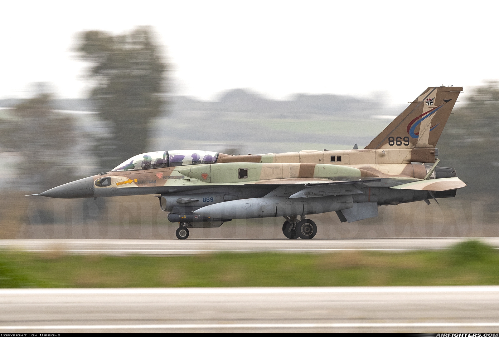 Israel - Air Force Lockheed Martin F-16I Sufa 869 at Andravida (Pyrgos -) (PYR / LGAD), Greece